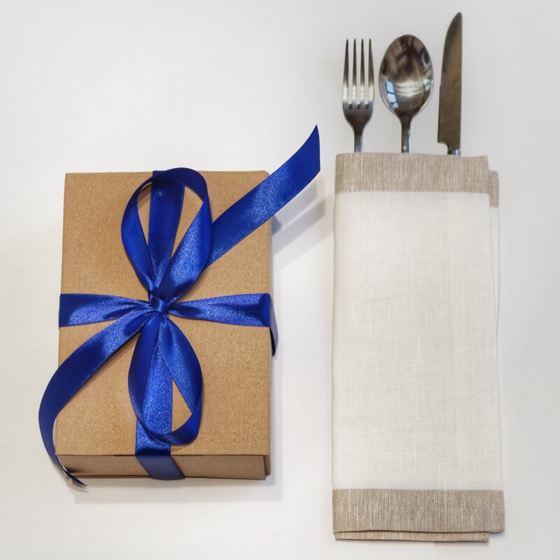 Linen cloth napkin - STYLE - 2